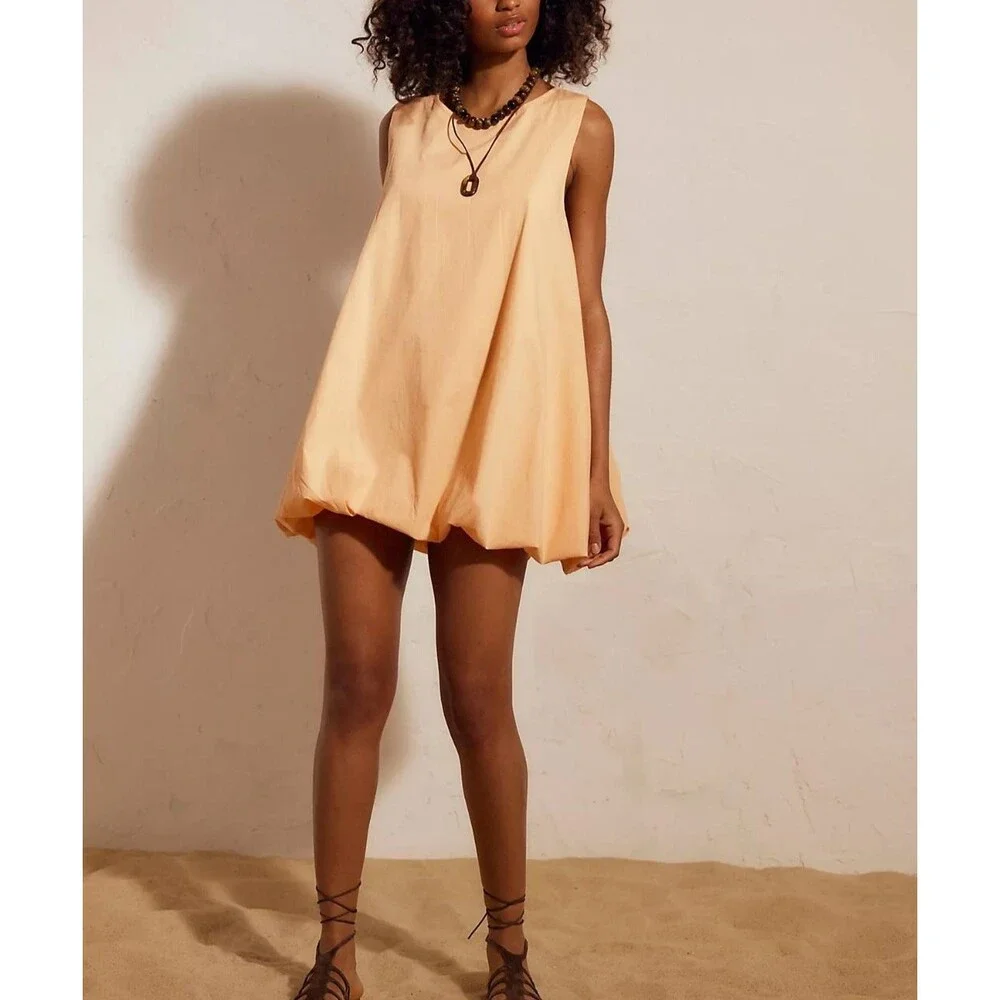 Free People Free-est Struttin' Bubble Mini Dress Sleeveless Cotton S 288777